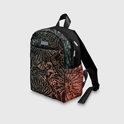 Детский рюкзак Неон в Цветок, цвет: 3D-принт — фото 2