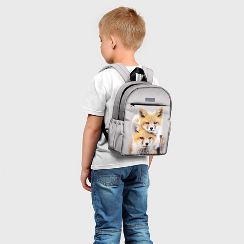 Детский рюкзак Лисята / 3D-принт – фото 5