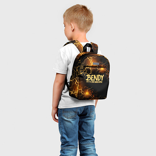 Детский рюкзак BENDY LOGO / 3D-принт – фото 5