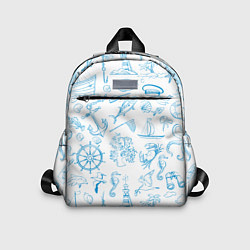 Детский рюкзак Морская тема