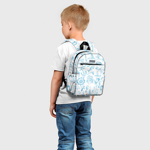 Детский рюкзак Морская тема / 3D-принт – фото 5