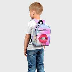 Детский рюкзак Сочные губы, цвет: 3D-принт — фото 2