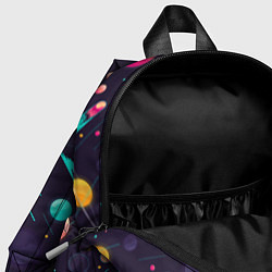 Детский рюкзак Космические движения комет, цвет: 3D-принт — фото 2