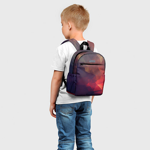 Детский рюкзак Лавовый вектор / 3D-принт – фото 5