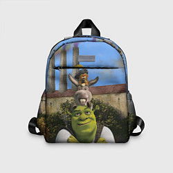 Детский рюкзак Шрек, Кот и Осёл, цвет: 3D-принт