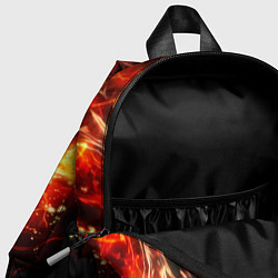 Детский рюкзак Данте в огне, цвет: 3D-принт — фото 2