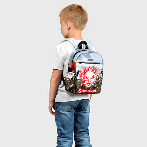 Детский рюкзак SAMURAI CYBERPUNK / 3D-принт – фото 5