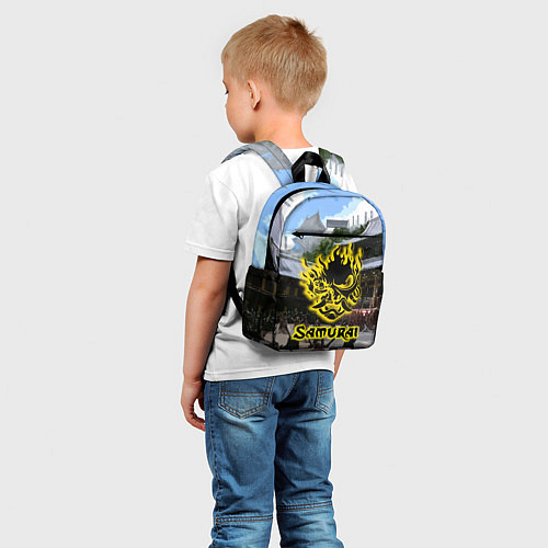 Детский рюкзак SAMURAI & CYBERPUNK 2077 / 3D-принт – фото 5
