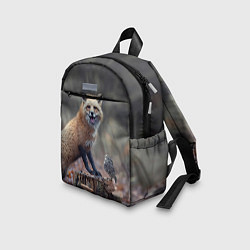 Детский рюкзак Лисица и птичка, цвет: 3D-принт — фото 2