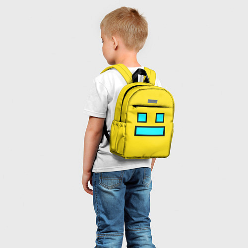 Детский рюкзак Geometry Dash Smile / 3D-принт – фото 5