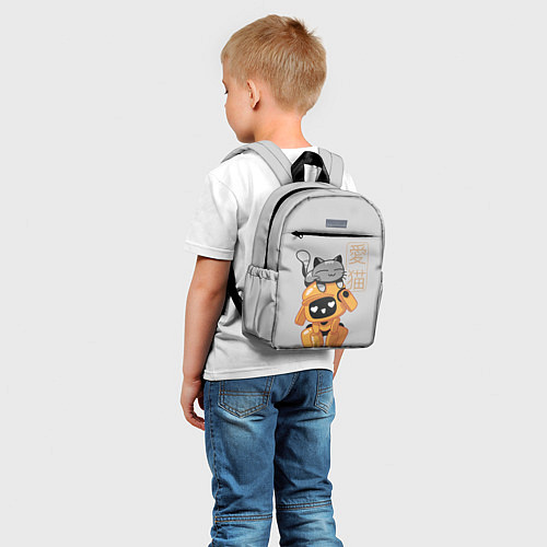 Детский рюкзак Cat and Robot ЛСР / 3D-принт – фото 5