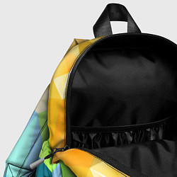 Детский рюкзак Радужная геометрия, цвет: 3D-принт — фото 2