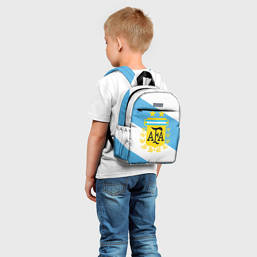 Детский рюкзак Сборная Аргентины спина / 3D-принт – фото 5