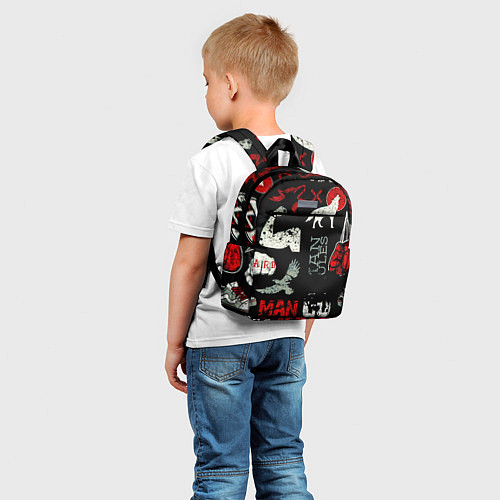 Детский рюкзак ЧТО ТО МОТИВАЦИОННОЕ 3D / 3D-принт – фото 5
