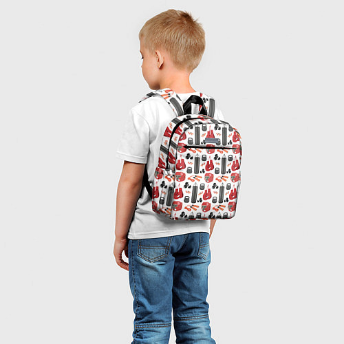 Детский рюкзак Бокс / 3D-принт – фото 5