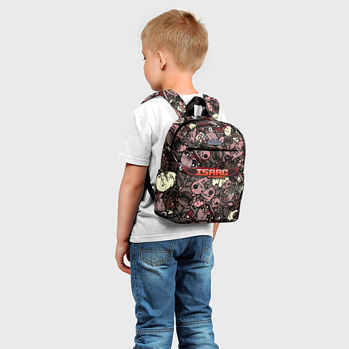 Детский рюкзак Binding of Isaac Stickerbomb / 3D-принт – фото 5