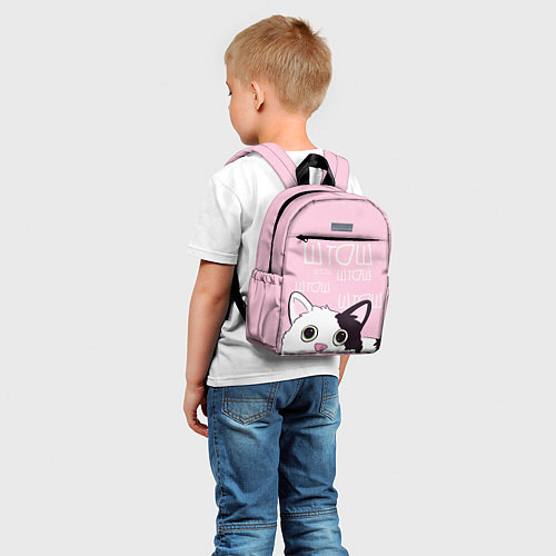 Детский рюкзак Котик штош / 3D-принт – фото 5