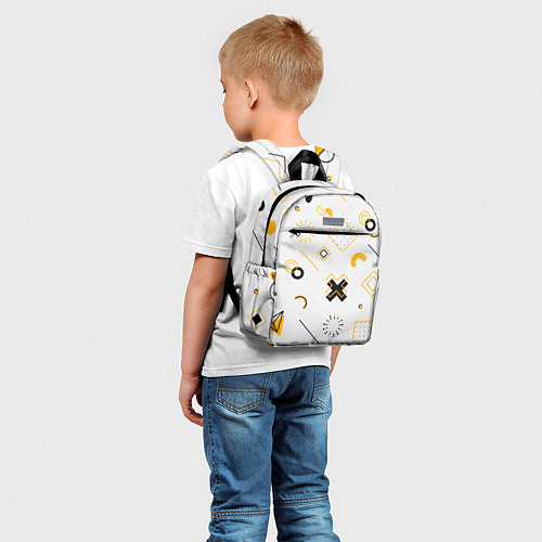 Детский рюкзак Геометрический узор / 3D-принт – фото 5