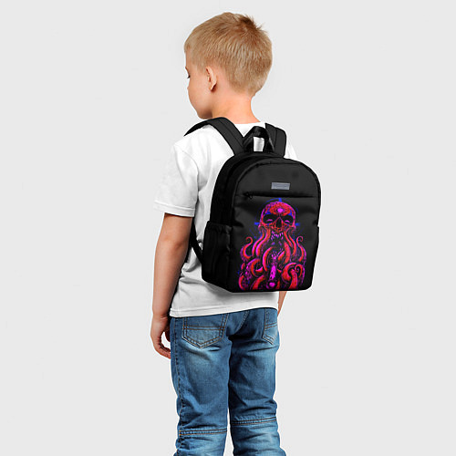 Детский рюкзак Череп Осьминог Octopus Skull / 3D-принт – фото 5