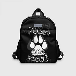 Детский рюкзак Furry proud, цвет: 3D-принт