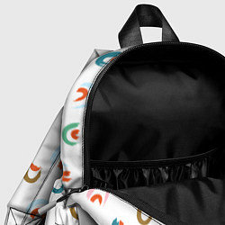 Детский рюкзак Радуга, мазки кисти, цвет: 3D-принт — фото 2