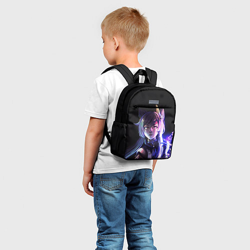 Детский рюкзак Keqing - Геншин Импакт / 3D-принт – фото 5