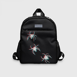 Детский рюкзак ПАУКИ ГЛИТЧ GLITCH SPIDERS, цвет: 3D-принт