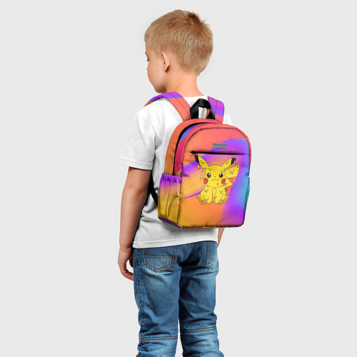 Детский рюкзак Пикачу капелька / 3D-принт – фото 5
