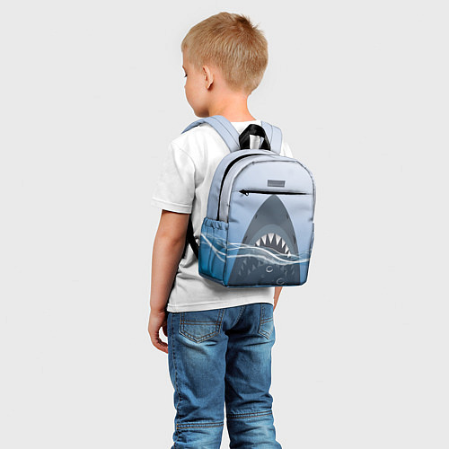 Детский рюкзак Акула под водой / 3D-принт – фото 5