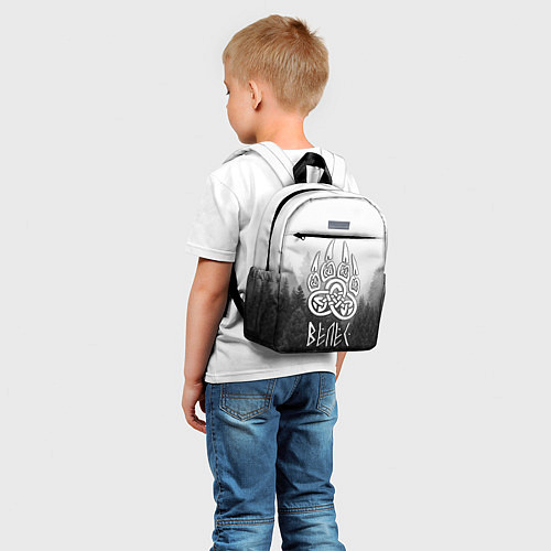 Детский рюкзак ВЕЛЕС туманный лес / 3D-принт – фото 5