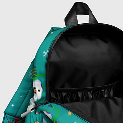 Детский рюкзак РазНые Снеговики, цвет: 3D-принт — фото 2