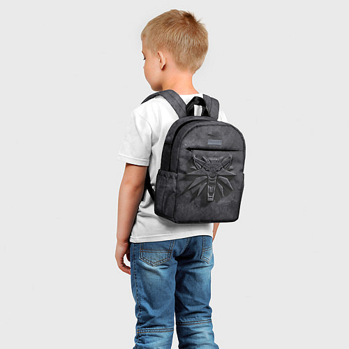 Детский рюкзак THE WITCHER КАМЕНЬ ЛОГО / 3D-принт – фото 5