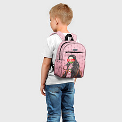 Детский рюкзак SENPAI NEZUKO НЕЗУКО ПАТТЕРН, цвет: 3D-принт — фото 2