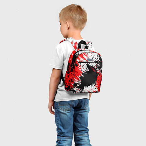 Детский рюкзак БЕРСЕРК краска брызги / 3D-принт – фото 5