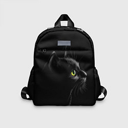 Детский рюкзак Черный кот, цвет: 3D-принт