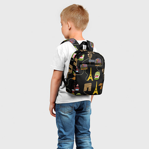 Детский рюкзак Париж / 3D-принт – фото 5