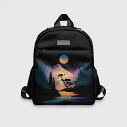 Детский рюкзак Природа в темноте, цвет: 3D-принт