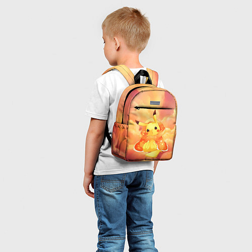 Детский рюкзак Пикачу на облачках / 3D-принт – фото 5