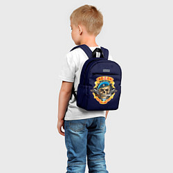 Детский рюкзак Голубые береты, цвет: 3D-принт — фото 2