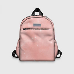 Детский рюкзак Белые точки На розовом Фоне, цвет: 3D-принт