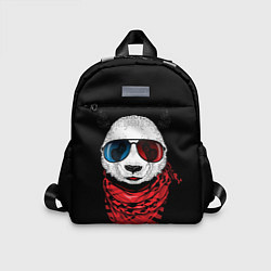 Детский рюкзак Панда Хипстер в Очках, цвет: 3D-принт