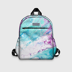 Детский рюкзак Цветная морская пена, цвет: 3D-принт