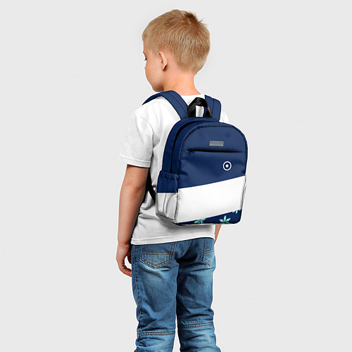 Детский рюкзак Стильная с цветами / 3D-принт – фото 5