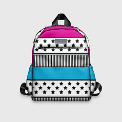 Детский рюкзак Молодежный современный узор, цвет: 3D-принт