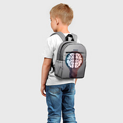 Детский рюкзак Прокачай мозги, цвет: 3D-принт — фото 2