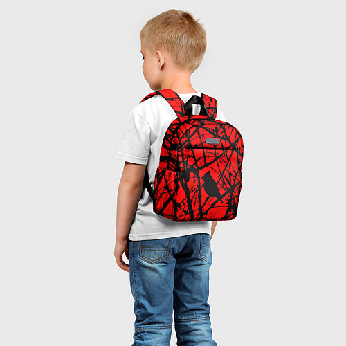 Детский рюкзак Хоррор Мрачный лес / 3D-принт – фото 5