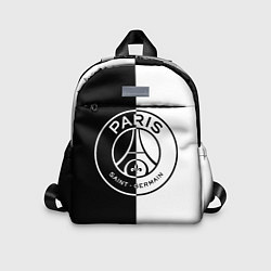 Детский рюкзак ФК ПСЖ PSG BLACK & WHITE, цвет: 3D-принт
