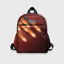 Детский рюкзак Падение комет, цвет: 3D-принт