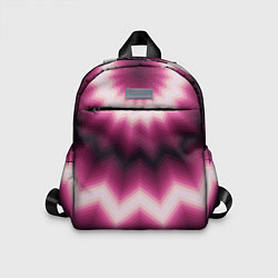 Детский рюкзак Черно-пурпурный калейдоскоп, цвет: 3D-принт