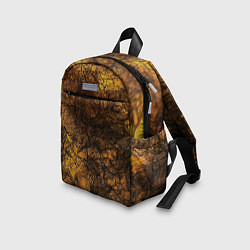 Детский рюкзак Желто-черная текстура камня, цвет: 3D-принт — фото 2